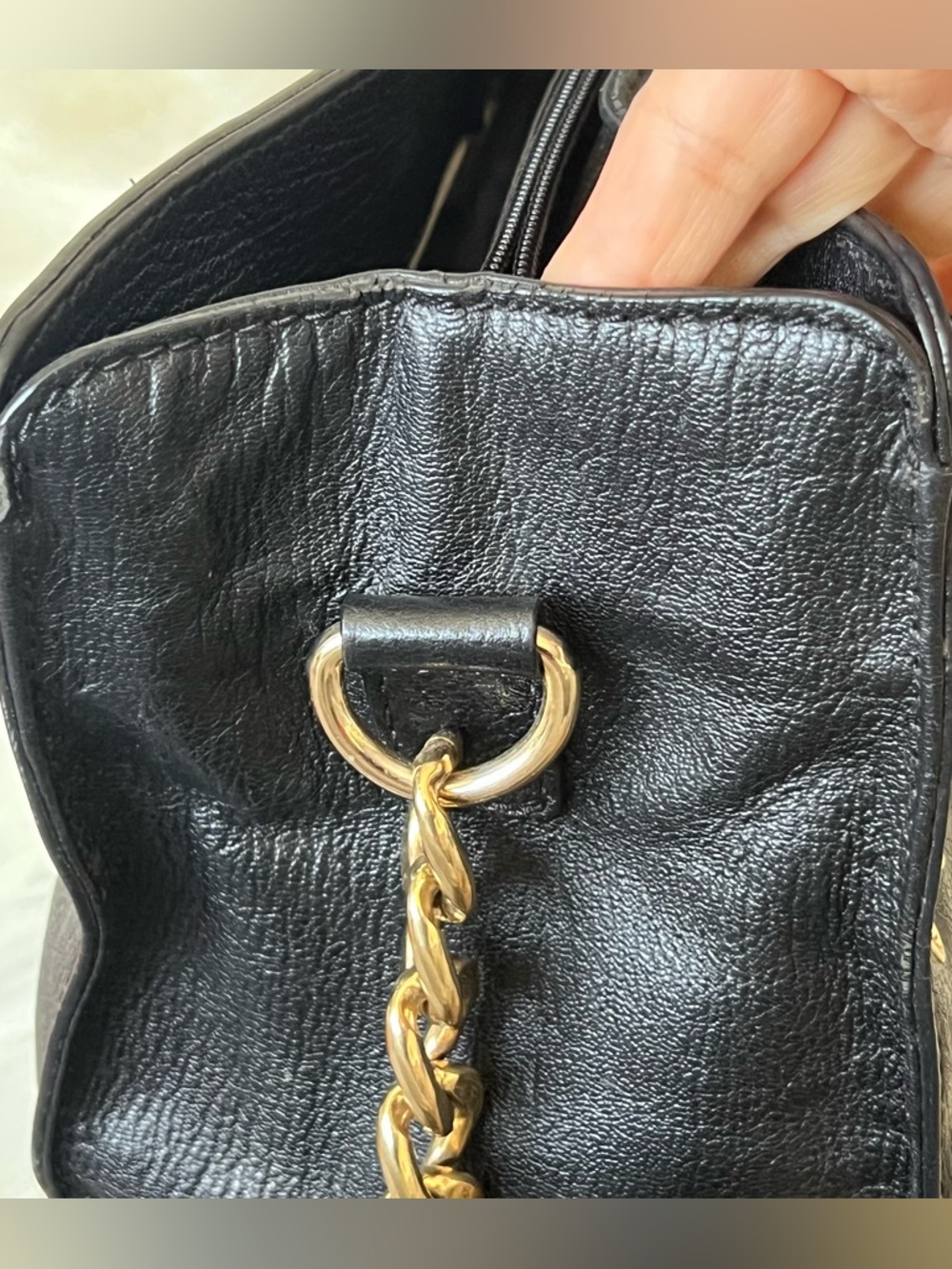 Michael Kors Hamilton Large Gold Tone Grommet Tote - Picture 12 of 16